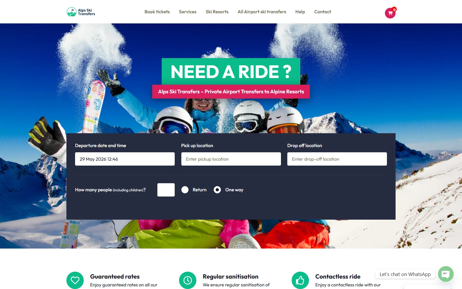 Site internet Alpsskitransfers