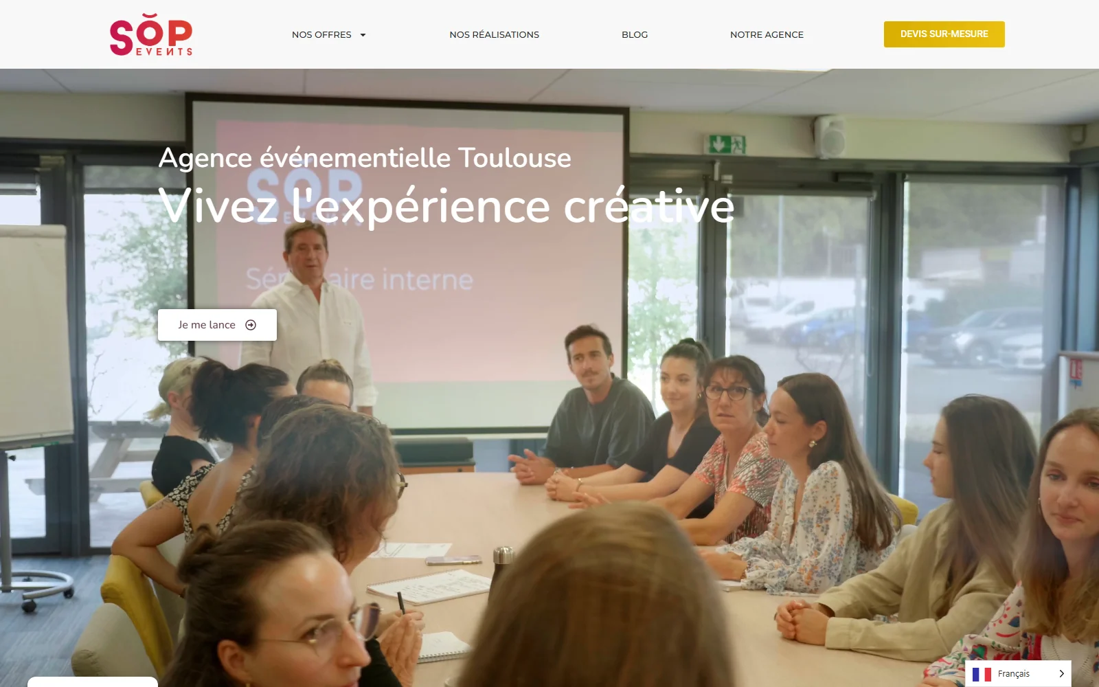 Site internet SOP EVENTS